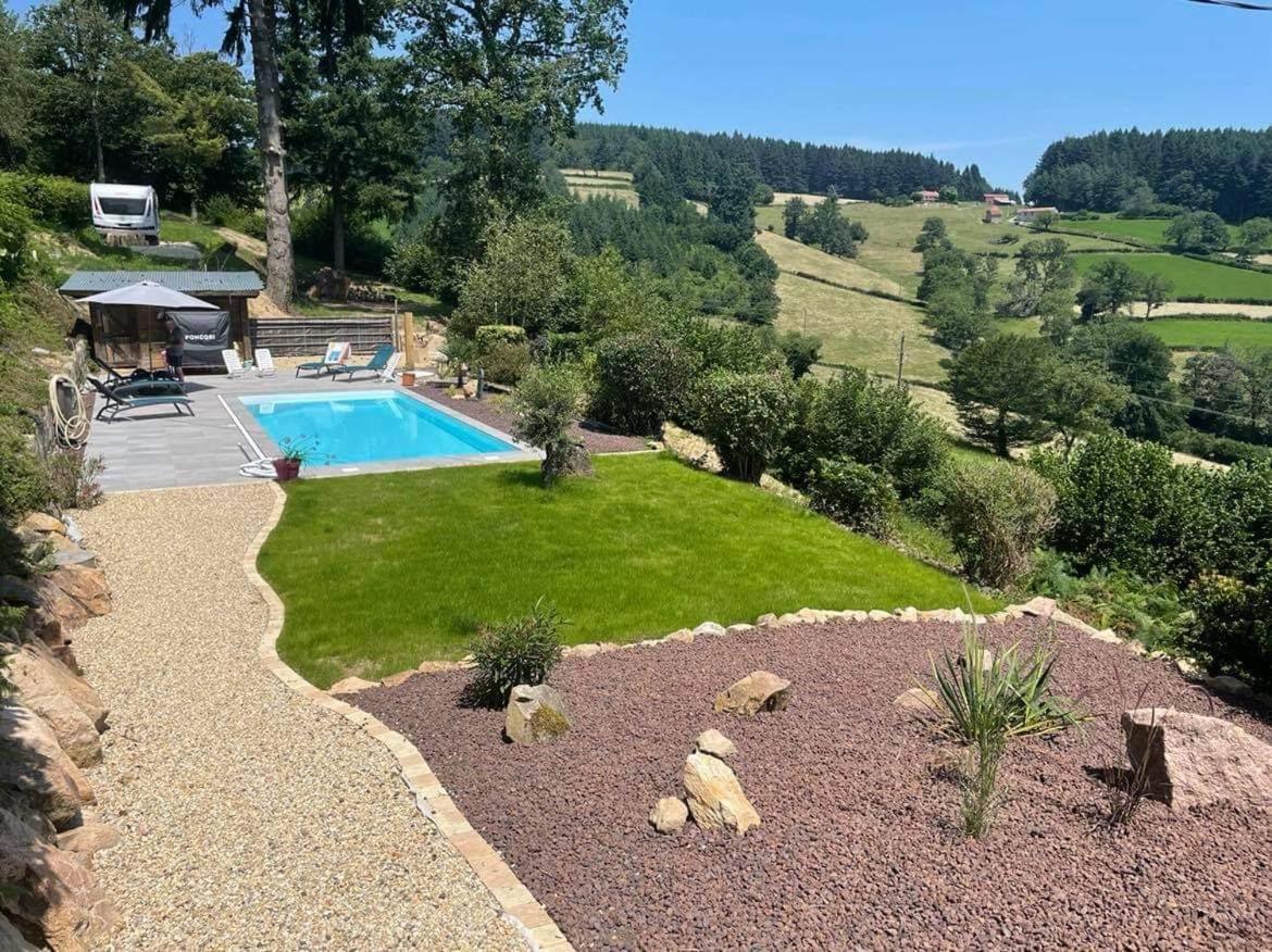 La Mazille , Cossy Vakantiestudio Met Zwembad In Zuid-Bourgogne Anglure-sous-Dun Exteriör bild