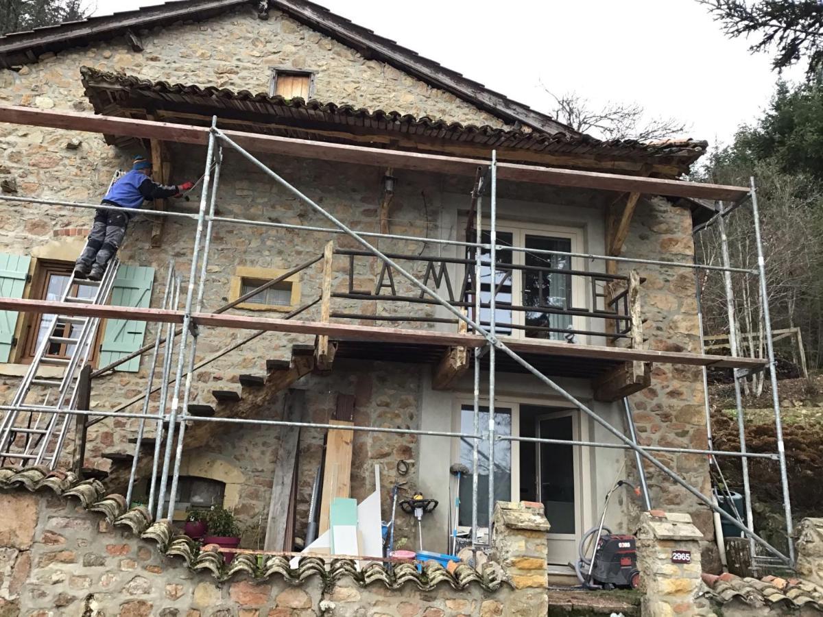 La Mazille , Cossy Vakantiestudio Met Zwembad In Zuid-Bourgogne Anglure-sous-Dun Exteriör bild