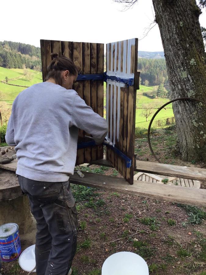 La Mazille , Cossy Vakantiestudio Met Zwembad In Zuid-Bourgogne Anglure-sous-Dun Exteriör bild