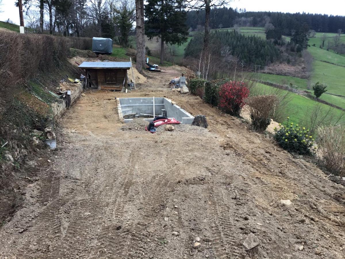 La Mazille , Cossy Vakantiestudio Met Zwembad In Zuid-Bourgogne Anglure-sous-Dun Exteriör bild